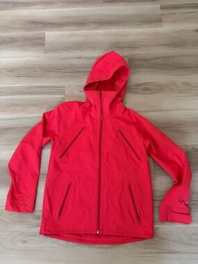 lululemon athletica Red Hooded Jacket